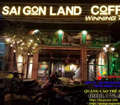 Thiết Kế Thi Công Bảng Hiệu Quán Cà Phê – Mẫu Biển Hiệu Cafe Đẹp Nhất