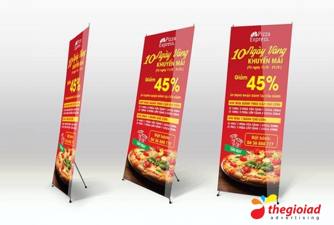 Standee chữ X