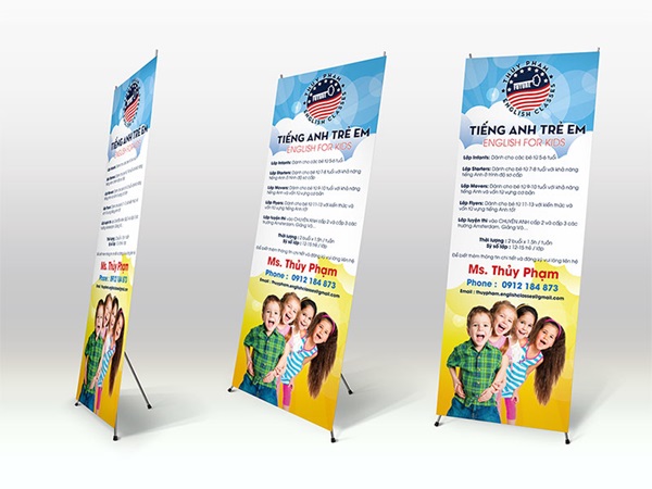 standee chữ x