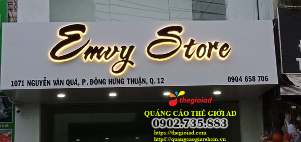 bảng hiệu chữ nổi
