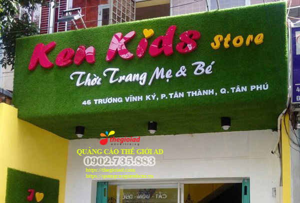 bảng hiệu shop thời trang