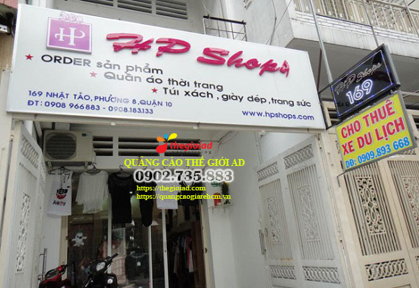 bảng hiệu shop thời trang