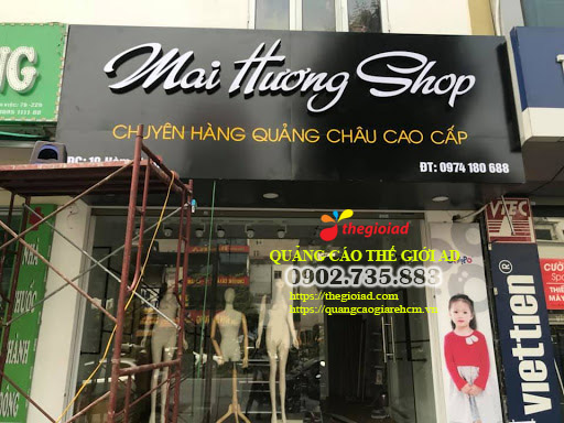 bảng hiệu shop thời trang nữ